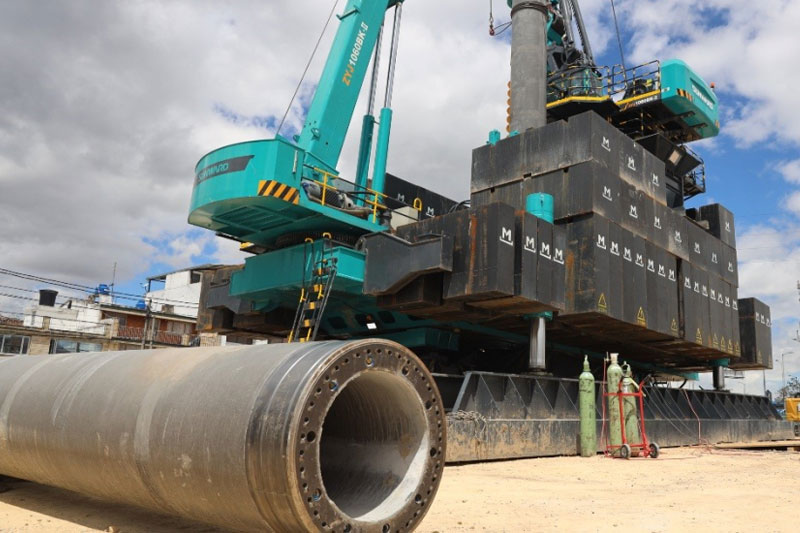 Metro Bogotá: Ya se han fabricado más de 4200 pilotes para la Línea 1 | Crédito: EMB