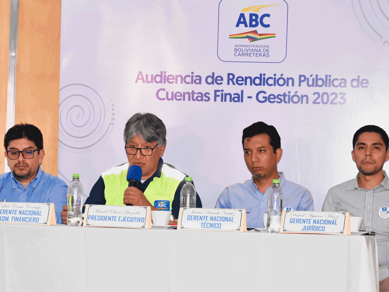 Bolivia: ABC invirtió más de USD 345 millones en obras viales el 2023