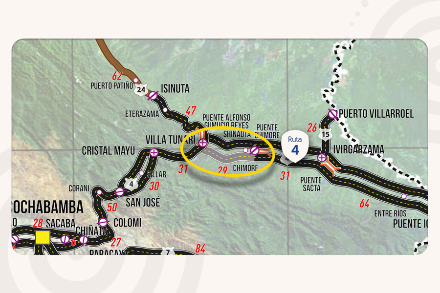 Bolivia: ABC licita la construcción de la Doble Vía Puente Chimoré-Villa Tunari