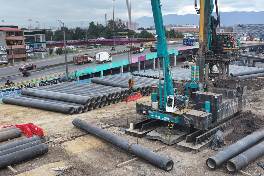 Línea 1 del Metro de Bogotá: Comienza la cimentación de la Estación 1