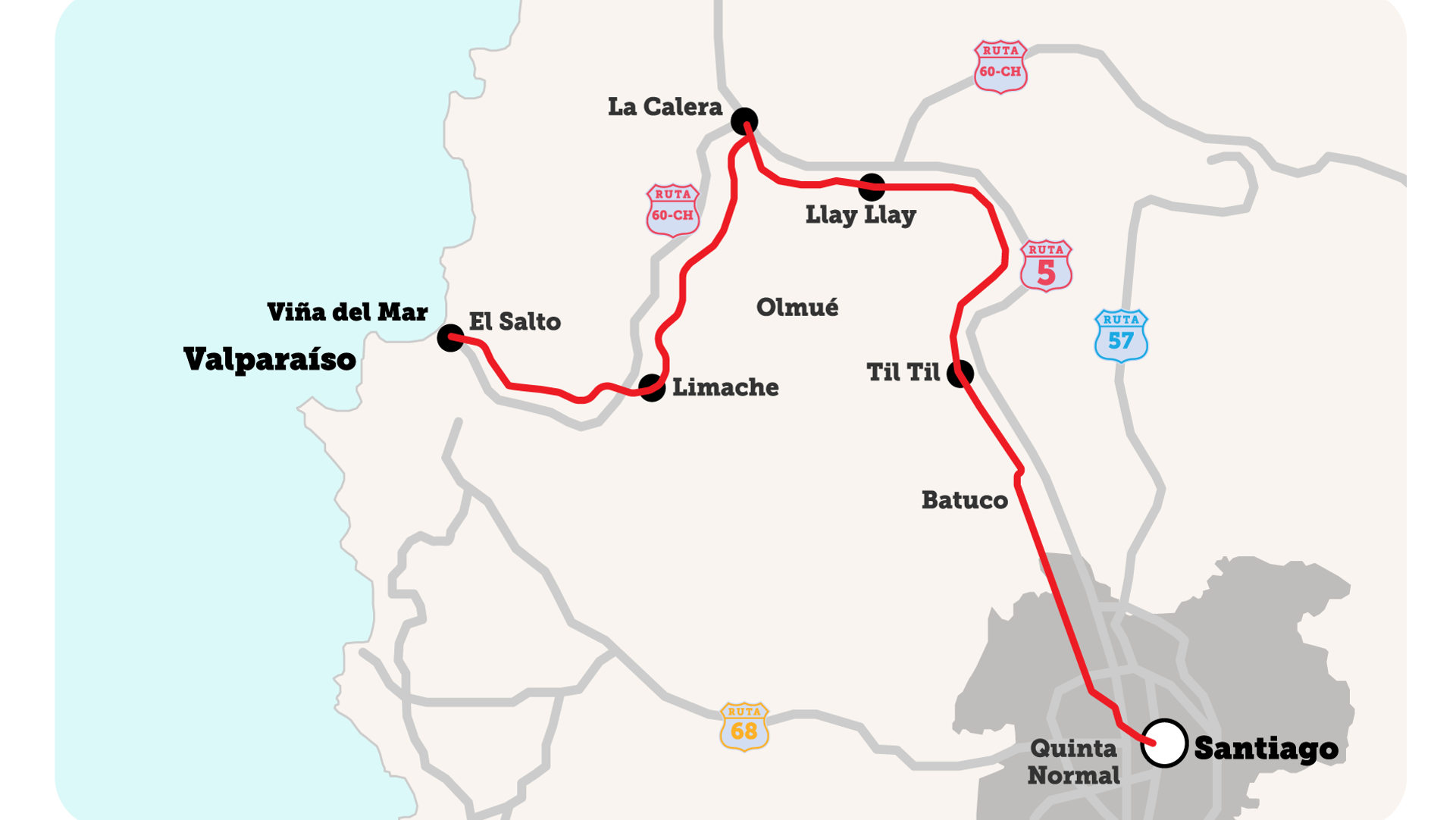 BID asesorará a Chile en el proceso de licitación del Tren Valparaíso – Santiago