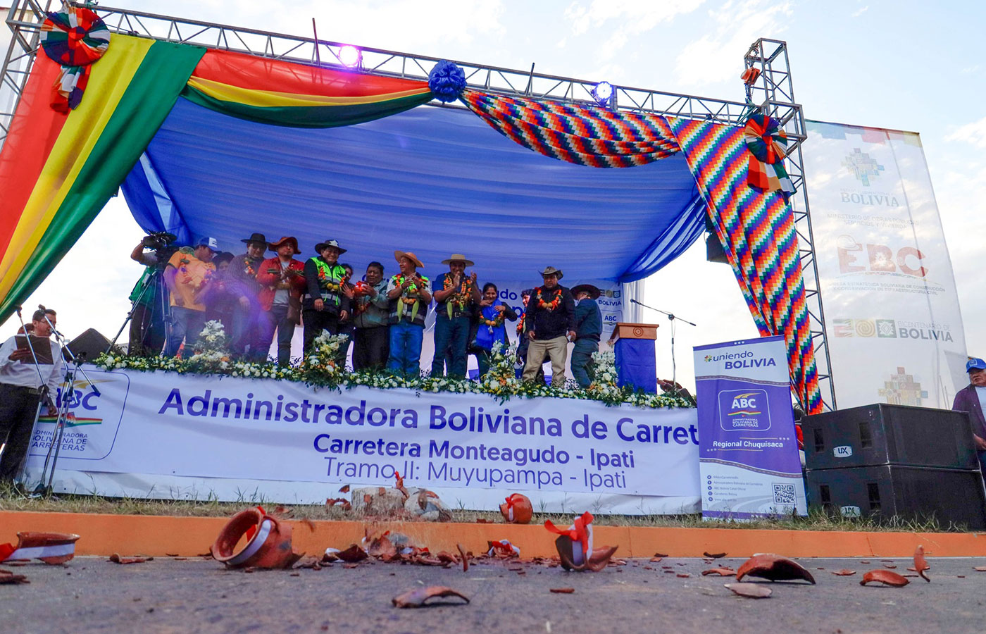 Bolivia entrega el tramo II de la carretera Monteagudo – Ipati