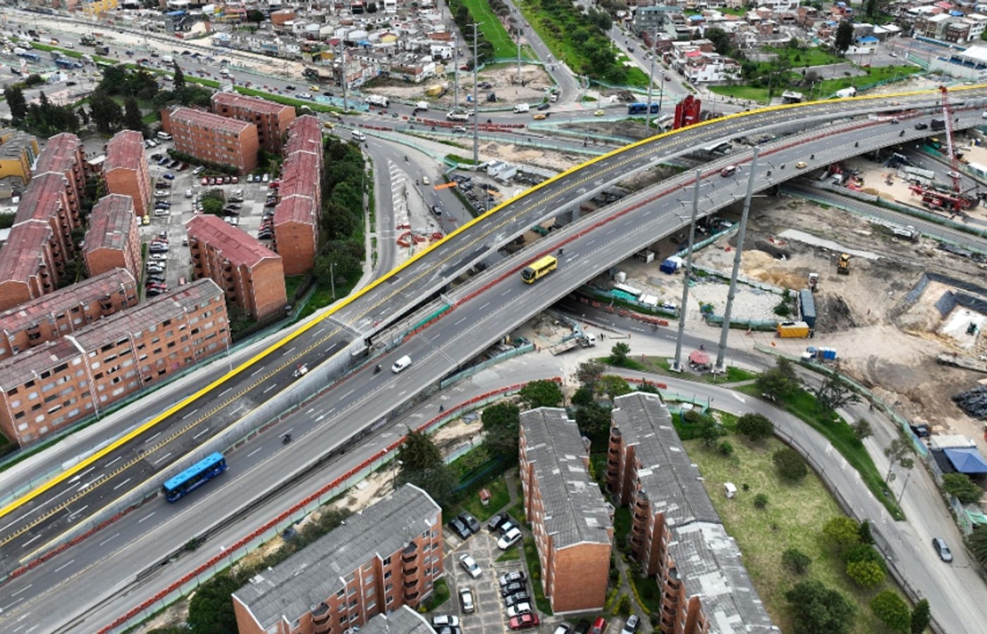 Bogotá pondrá en operación el puente norte de la av. Primero de Mayo con carrera 68