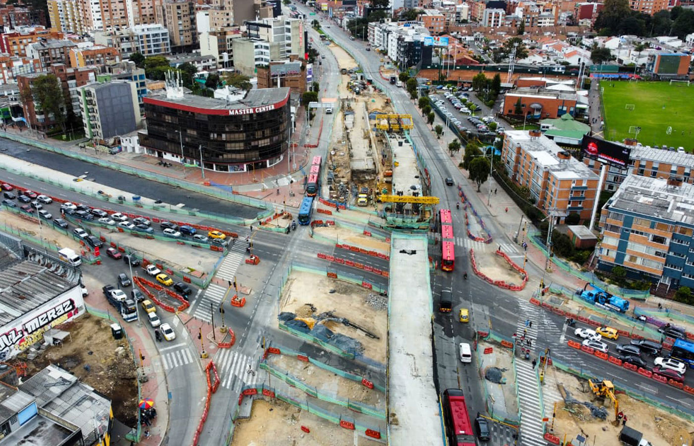 Bogotá proyecta entregar puente de la calle 100 con av. Suba a finales de 2024
