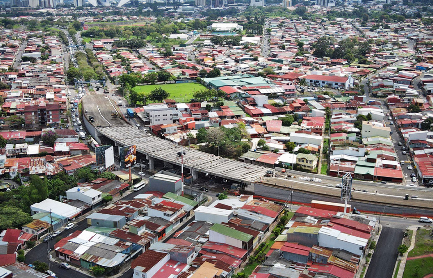 Costa Rica: Paso elevado entre Hatillo 3 y 4 se habilitará a finales de julio