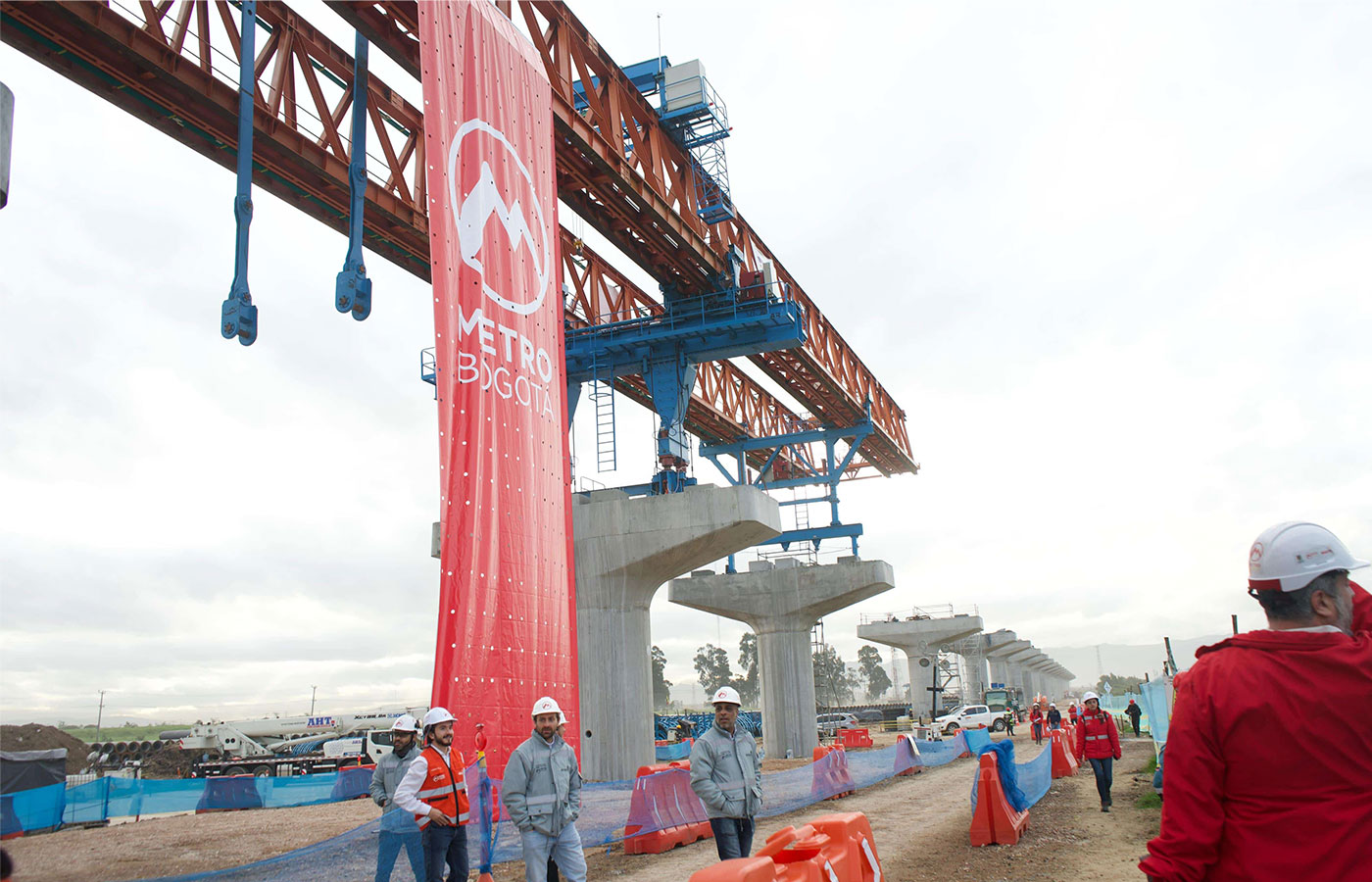 Obras del Metro de Bogotá: inicia la construcción de viaducto con vigas lanzadoras