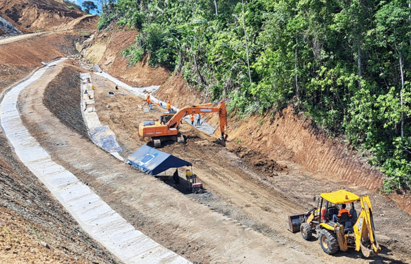 Panamá: Carretera Panamericana de Yaviza a Pinogana alcanza el 57.7% de avance