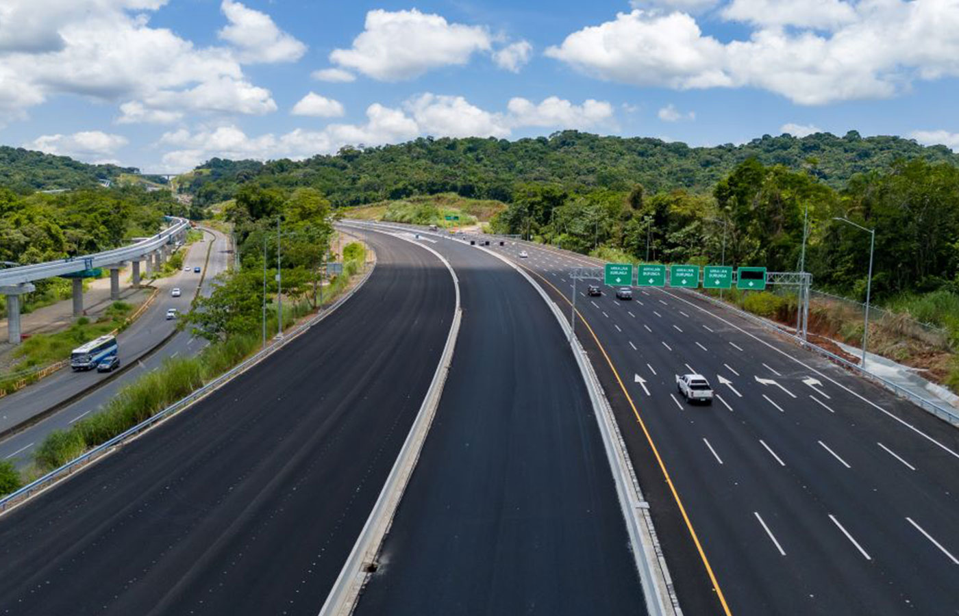 Panamá habilita carriles del tramo Puente de Las Américas – Arraiján