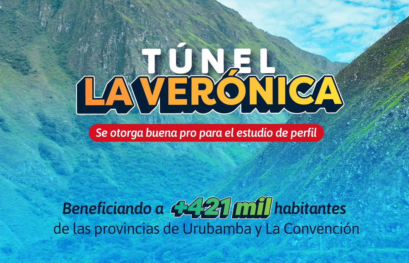 Perú: Luz verde para estudio de preinversión del túnel La Verónica 