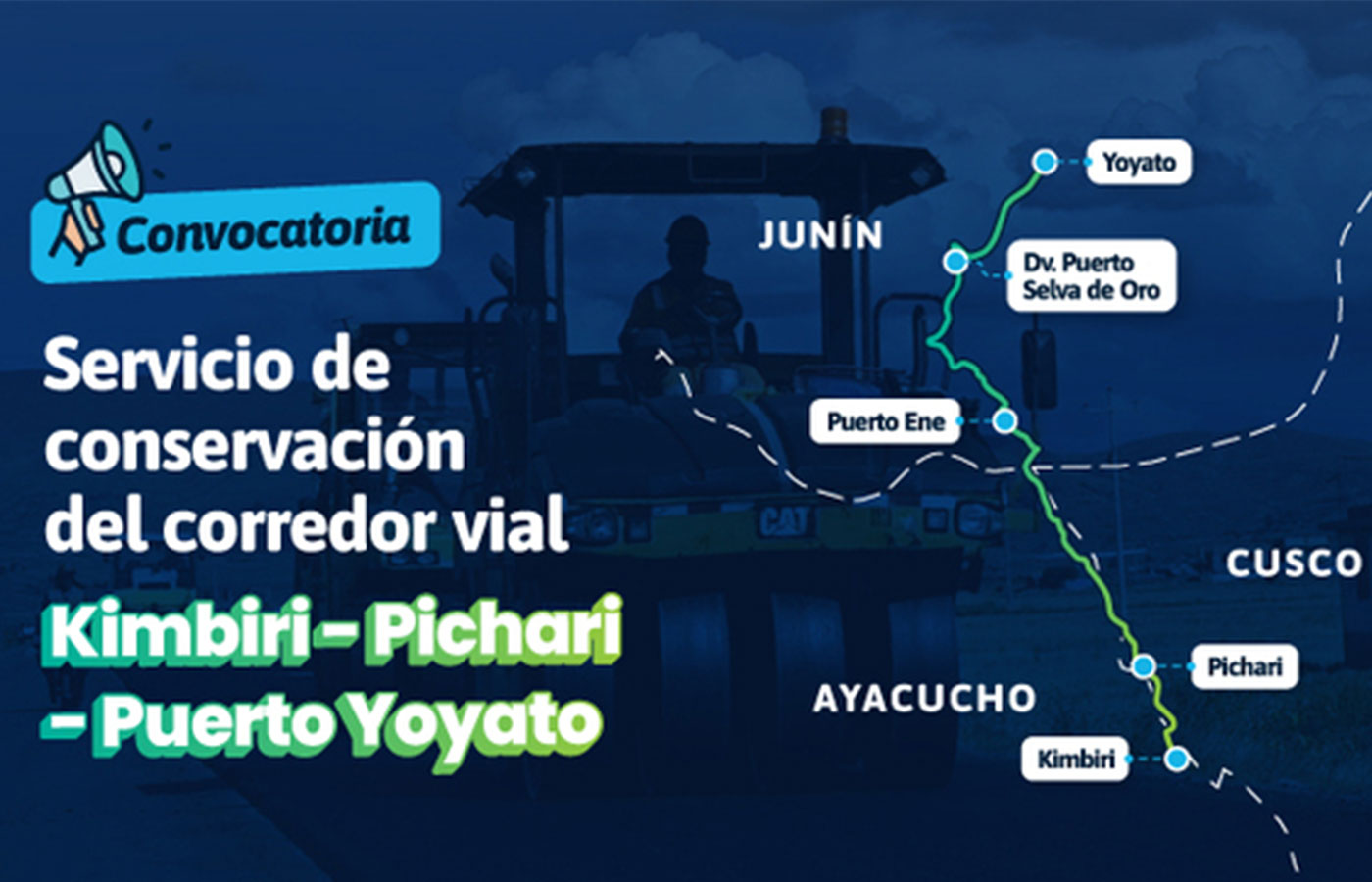 Perú inicia convocatoria para la conservación de la ruta Kimbiri – Puerto Yoyato