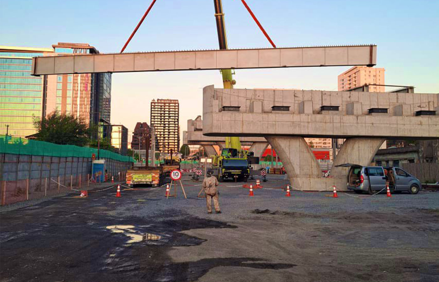 Chile: Finaliza hincado de pilotes en la construcción del viaducto Chacabuco