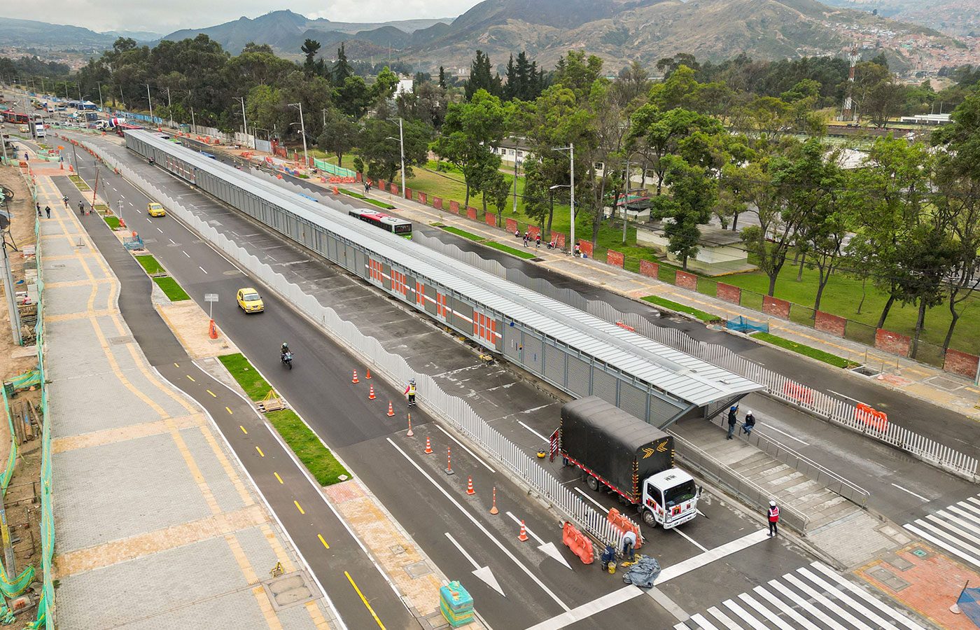 Extensión de la Av. Caracas Sur: Bogotá pone en servicio la estación Danubio 