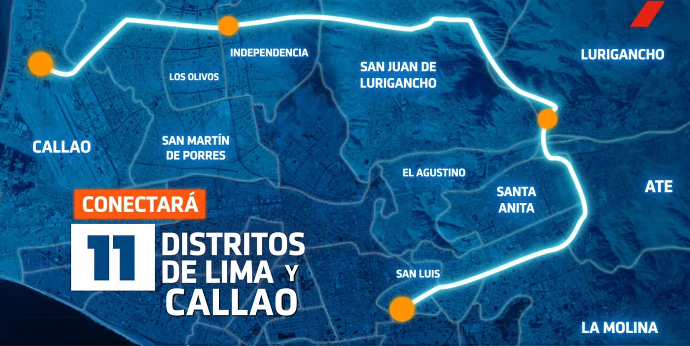 Perú: Se firma el contrato de concesión del Anillo Vial Periférico