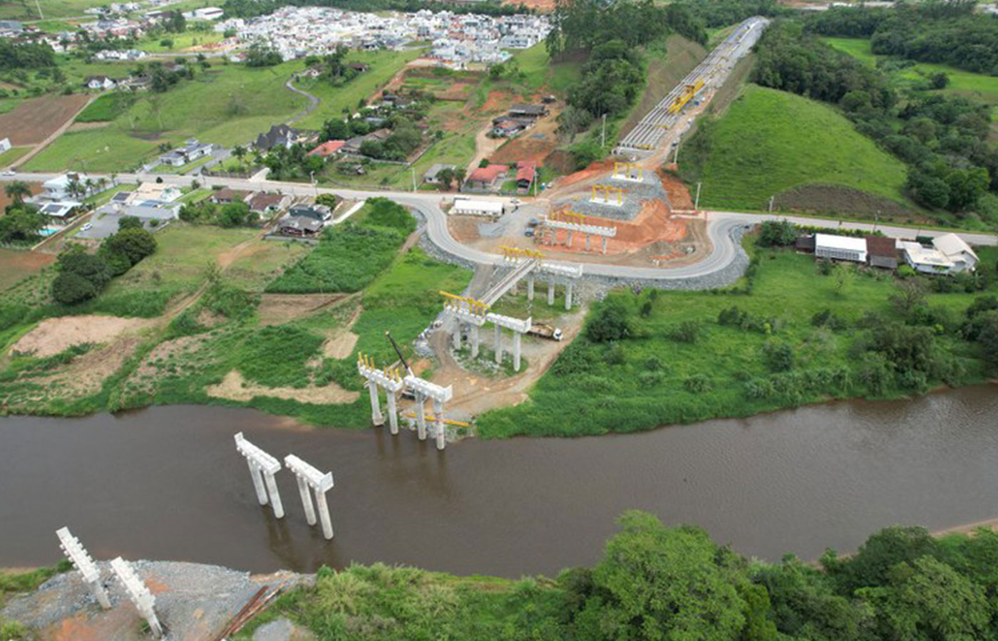 Brasil: Avanza duplicación de la BR-280/SC en Santa Catarina