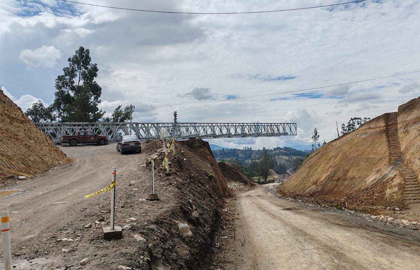 Ecuador: Paso Lateral de Guaranda alcanza un avance del 55%