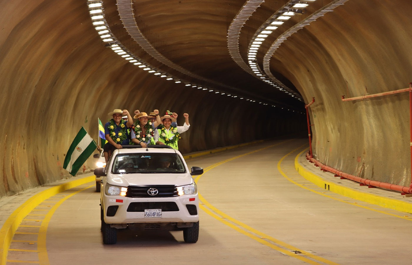 Bolivia: Presidente Luis Arce entrega el túnel Incahuasi