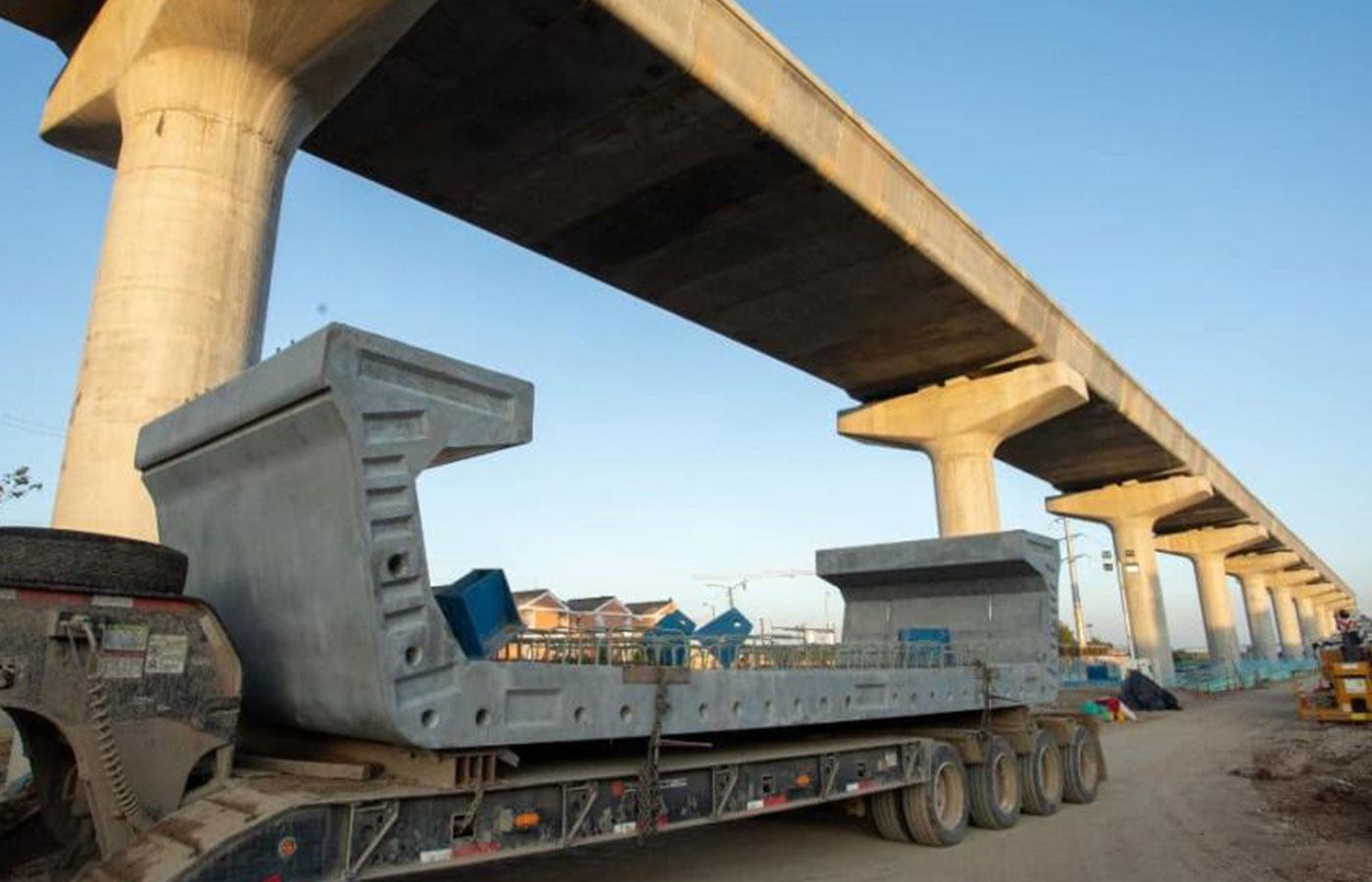 Línea 1 del Metro de Bogotá: van 1988 metros lineales de viaducto instalado  