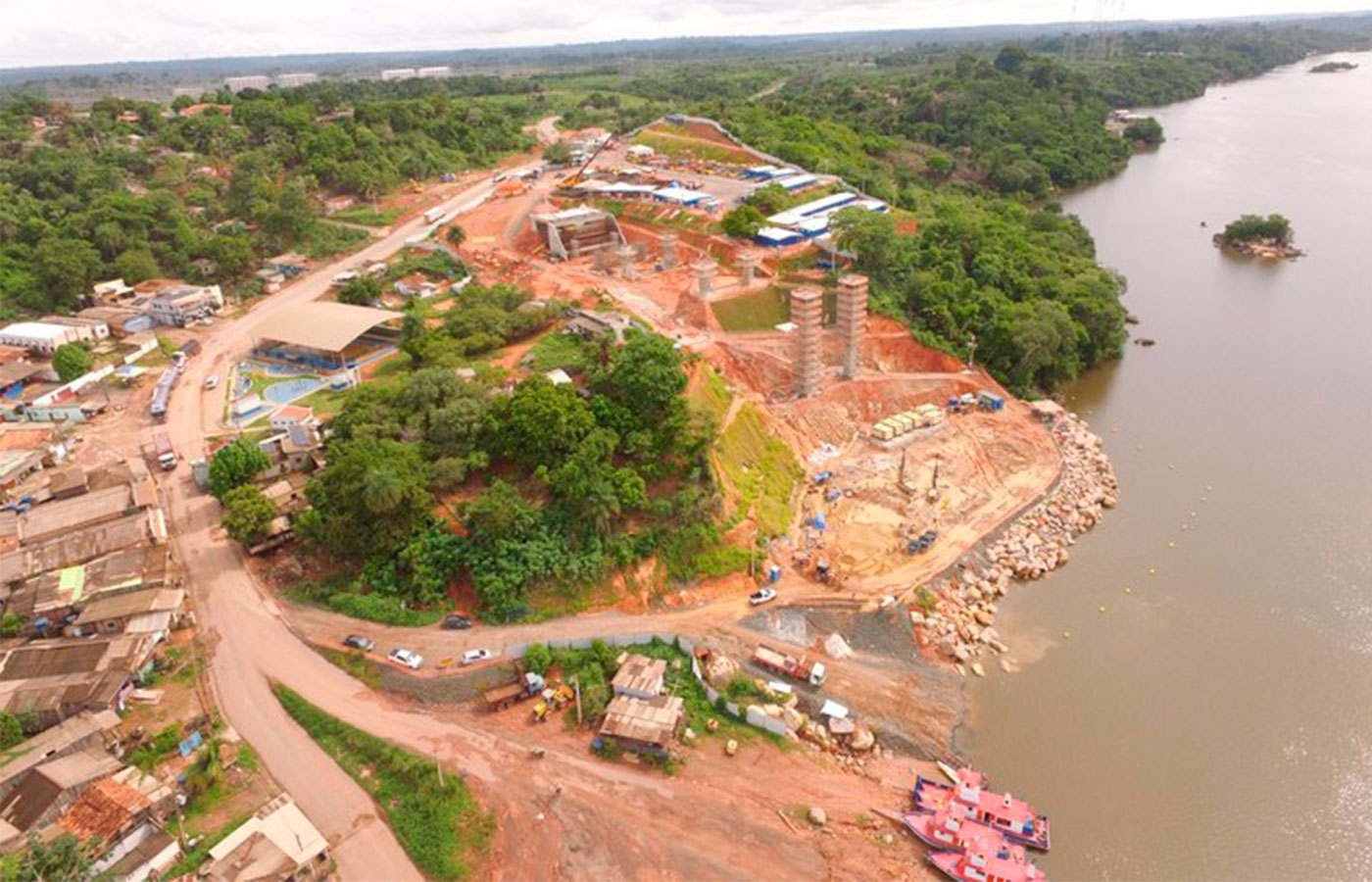 Brasil: Construcción del puente sobre el río Xingu sigue avanzando