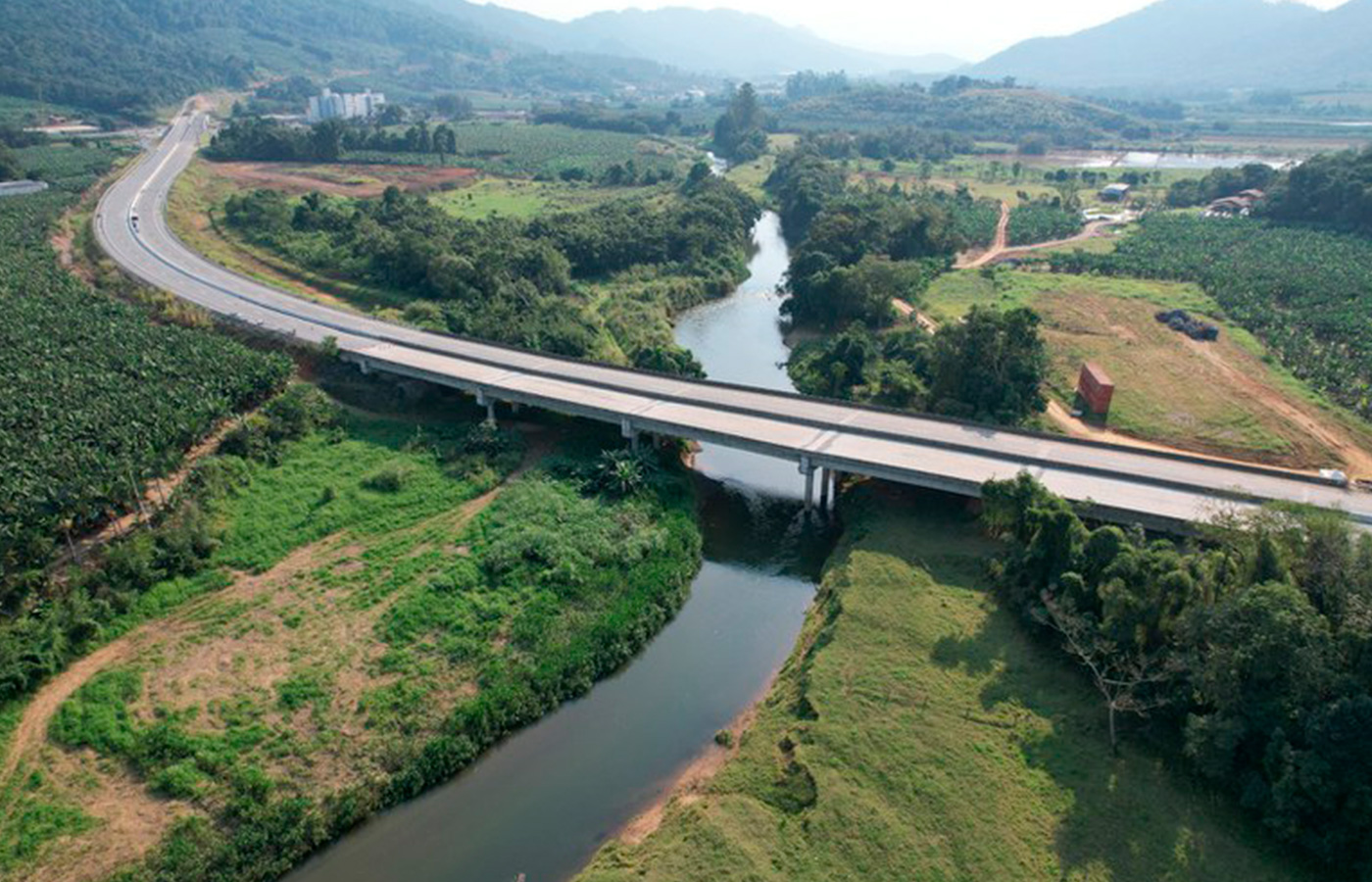 Brasil: Transportes inspecciona la duplicación de la BR-280/SC