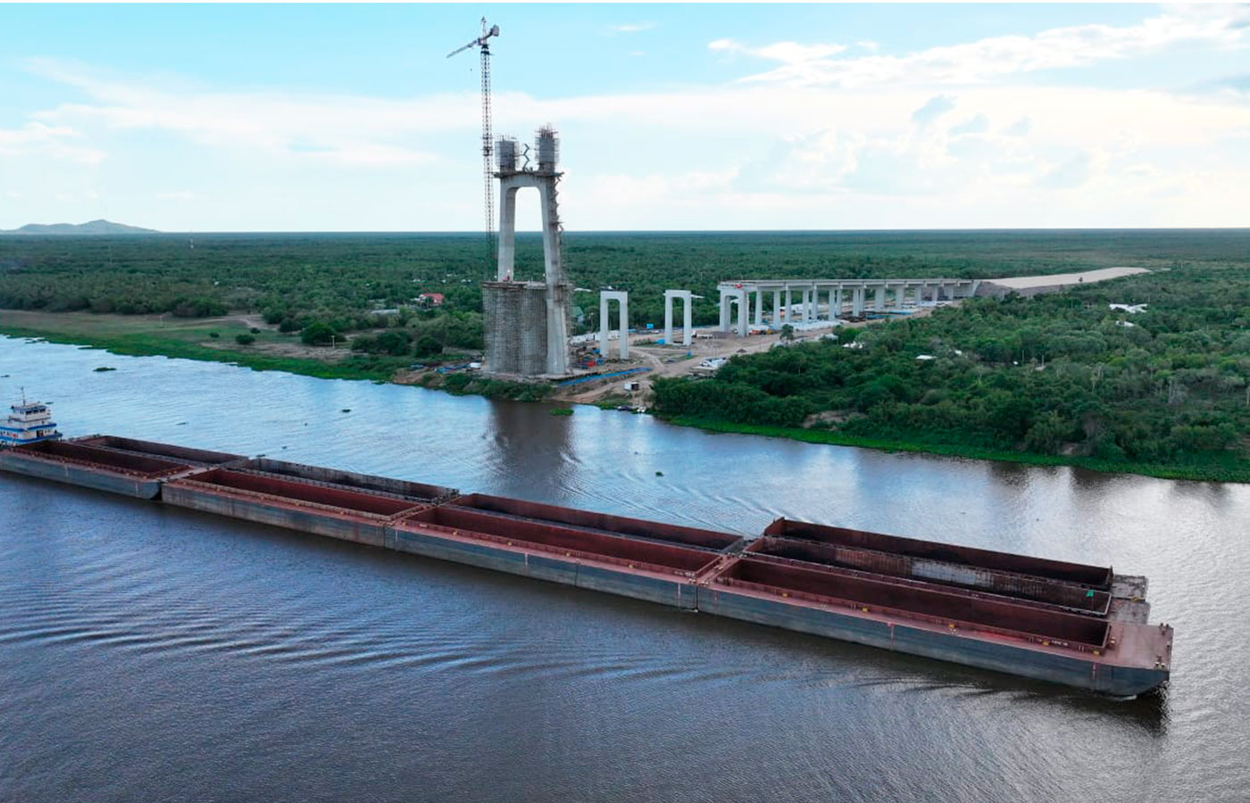 Paraguay: Construcción del puente de la Bioceánica supera el 67 % de avance