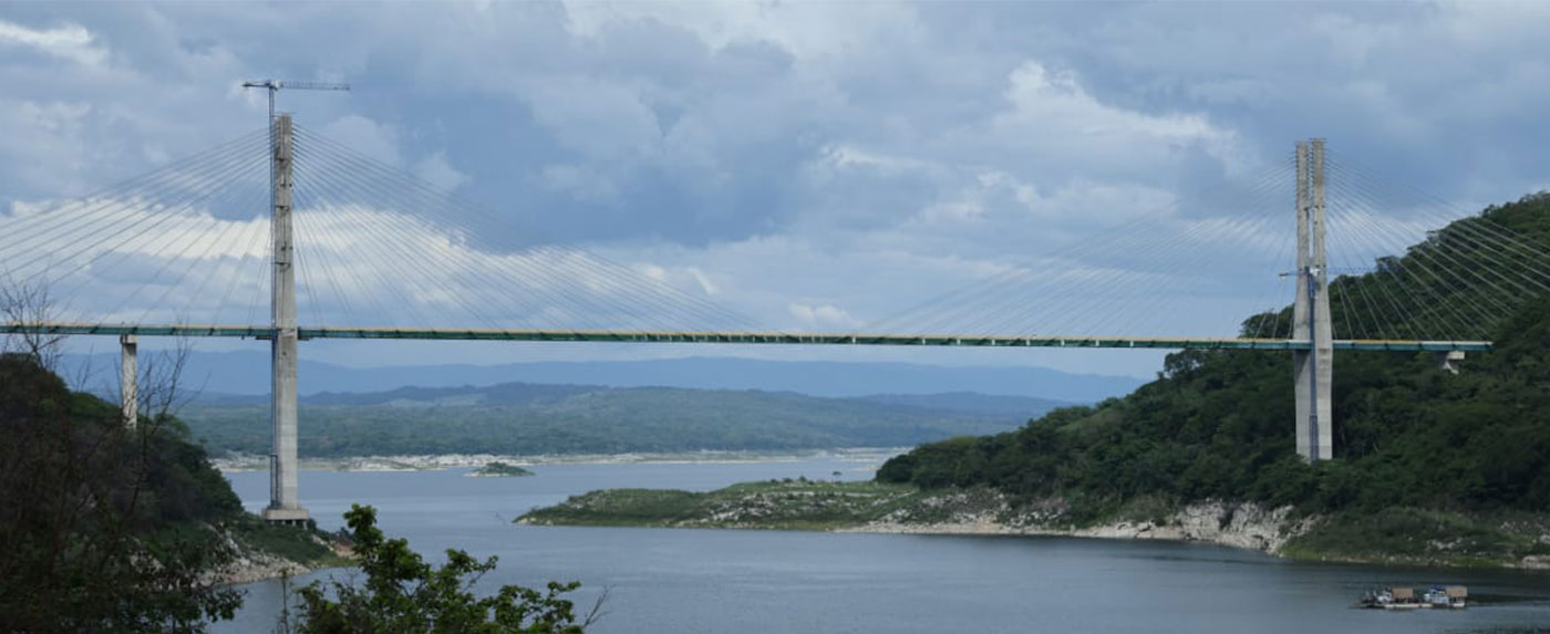 México inauguró el nuevo puente atirantado La Concordia