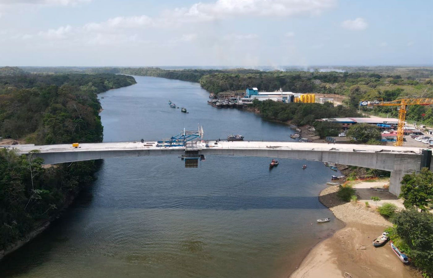 Panamá: Puente sobre el río Bayano alcanza el 95% de avance 