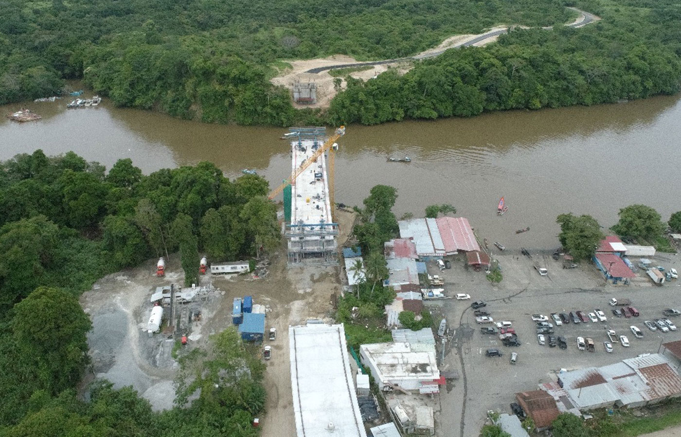 Panamá: Puente sobre el río Bayano registra avance físico de 83 %