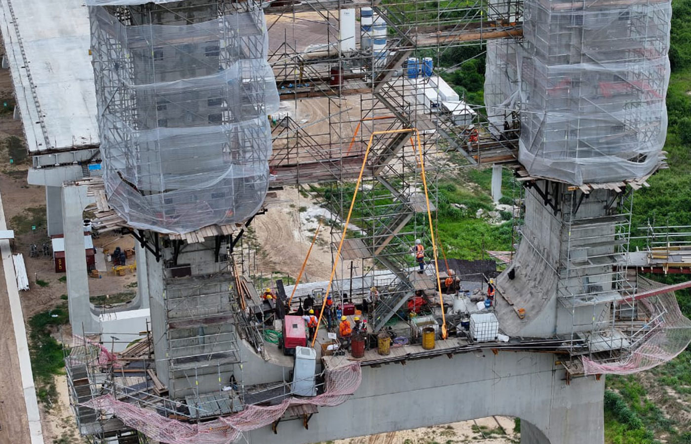 Paraguay – Brasil: Puente de la Bioceánica supera el 65% de avance