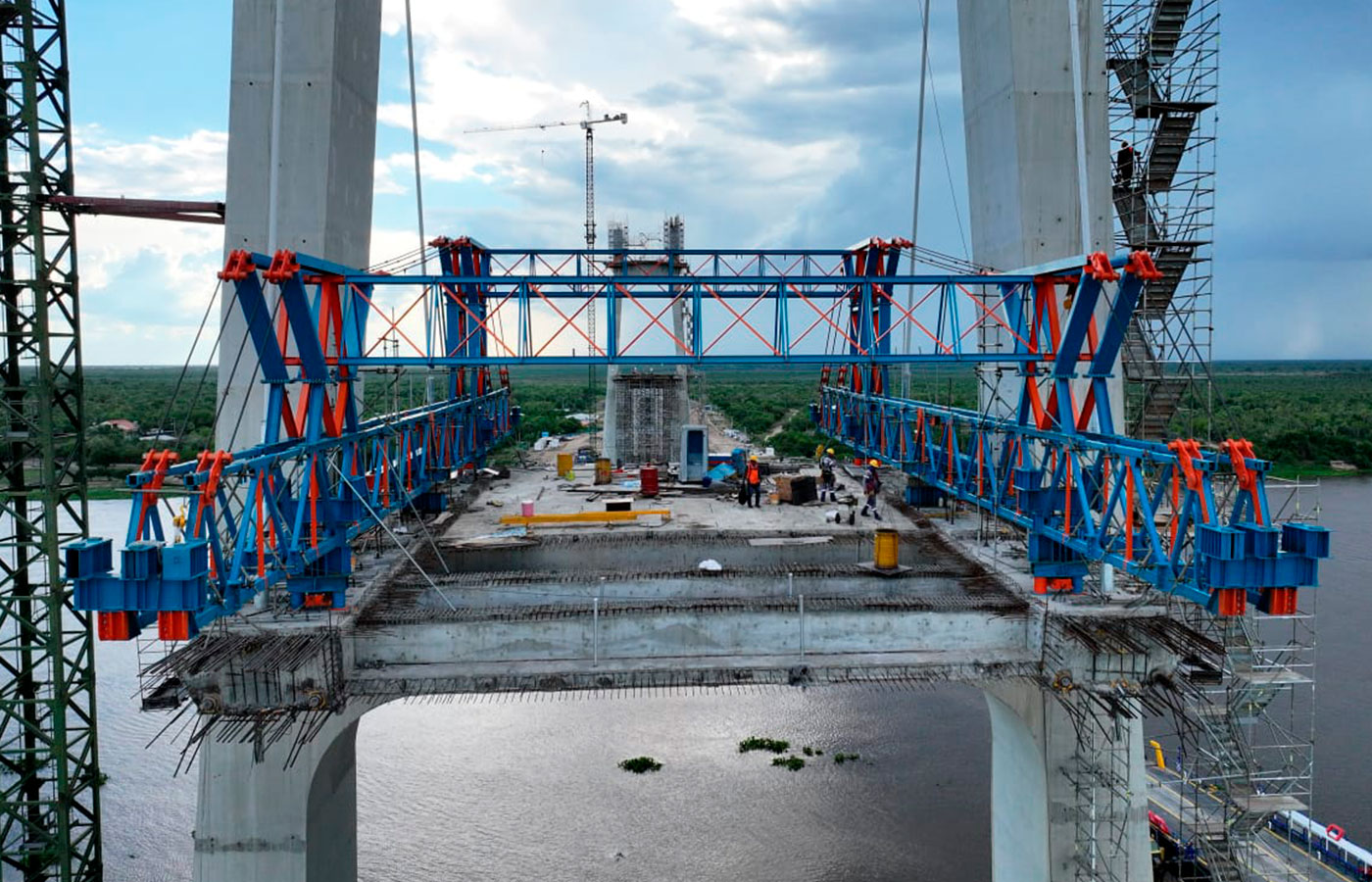 Paraguay: Construcción del puente de la Bioceánica supera el 67 % de avance